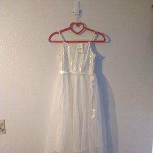 Girl's size 10 white dress